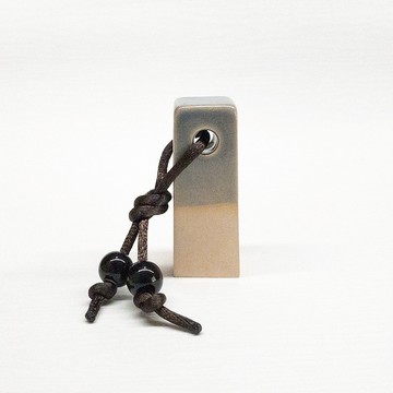 【地面上的行星】純手工客製化陶瓷印章 - 平頭灰藍星