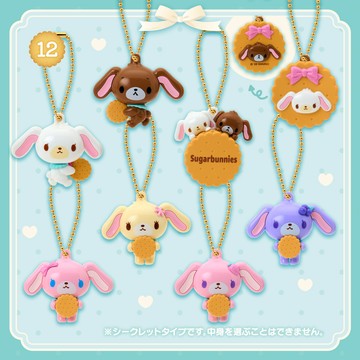 【三麗鷗Sanrio】蜜糖邦尼 餅乾系列 造型吊鍊盲盒(隨機出貨)(拆封不退)【墊腳石】