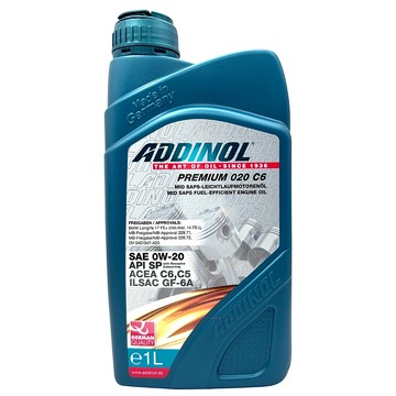 【車百購】 ADDINOL Premium 0W20 C6 全合成機油 節能省油 ACEA C6 API SP
