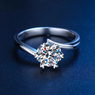 莫桑鑽戒指 戒指女生 鑽戒 純銀尾戒 婚戒 銀戒指 戒子 莫桑鑽 莫桑石 純銀戒指 尾戒 925純銀戒指 食指戒 情侶對