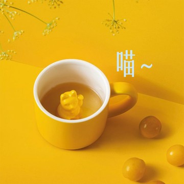 【DONKEY】LUCKY CAT招財貓造型馬克杯 | 創意設計 | 黃色