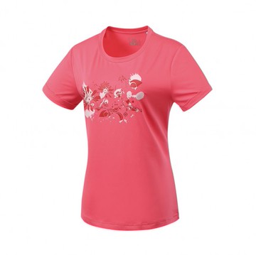 【【蘋果戶外】】山林 41P74 36 深玫紅 女 木醣醇涼感上衣 排汗透氣短袖上衣 透氣超彈性涼爽吸濕快乾 春夏 Mountneer