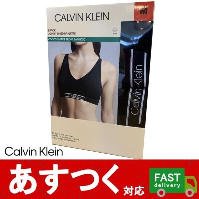 在庫限り (レディース Calvin Klein ブラトップ ブラック) サイズM 2