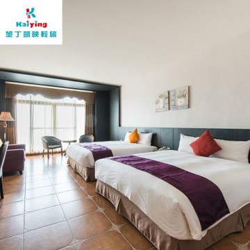 【墾丁凱映輕旅】四人房一泊一食/平日住宿券(MO25)