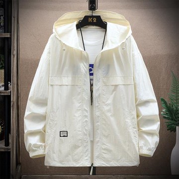 防曬衣男夏季潮流夾克輕薄款釣魚防曬服冰絲透氣褂子男款潮牌外套