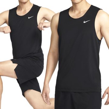 Nike Dri-FIT Ready Tank Top 男款 黑色 網眼 透氣 無袖 運動 背心 DV9814-010