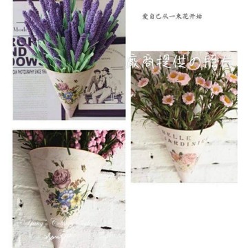 ｛現貨 附發票｝現貨速發 ??2入歐式不凋花 壁掛 花盆 2件組 生活用品 居家生活 歐式 法式 INS 日雜 居家佈置 裝飾