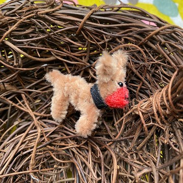 聖誕小鹿 站著4cm-毛根扭扭棒手作/髒萌流浪動物園/モールベア