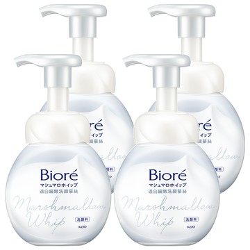Biore 蜜妮 台灣公司貨 洗顏慕絲 透白細嫩  160ml  4瓶