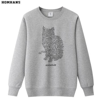 新款純棉加厚加絨衛衣薛定諤的貓物理科學方程式男女外套上衣學生