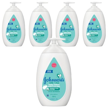 Johnson's 嬌生 嬰兒牛奶純米潤膚乳  500ml  5瓶
