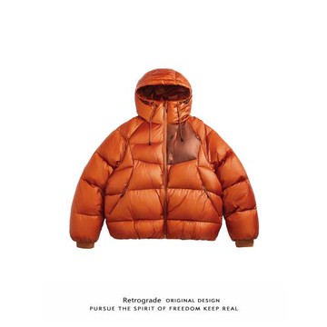 逐光戶外800蓬90白鴨絨防潑水絎線連帽保暖羽絨服男女抗寒厚外套