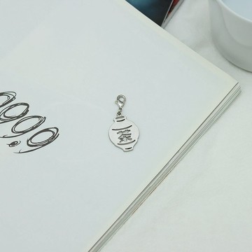 宇治手機耳機塞吊飾-茶桶