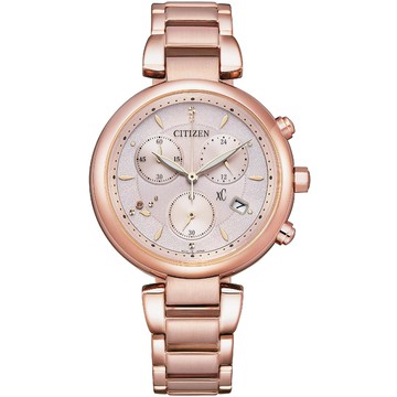 CITIZEN 星辰XC．心蕊台灣限定代言人光動能計時女錶(FB1452-66W)35mm