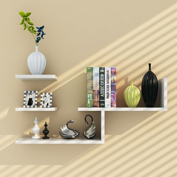 ??快速出貨 可開發票 包郵擱板墻壁墻上置物架現代簡約客廳臥室裝飾墻面壁掛書架飾品架
