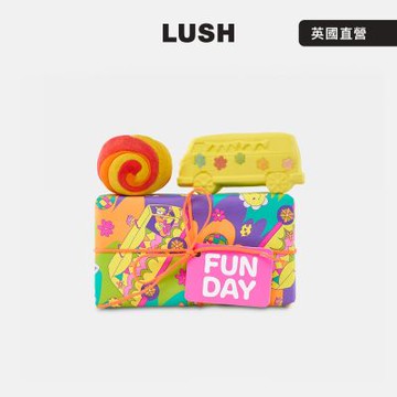 【LUSH 嵐舒】趣味時光 泡澡禮盒(泡澡球x2/放鬆/柑橘/檸檬/果香/泡澡)