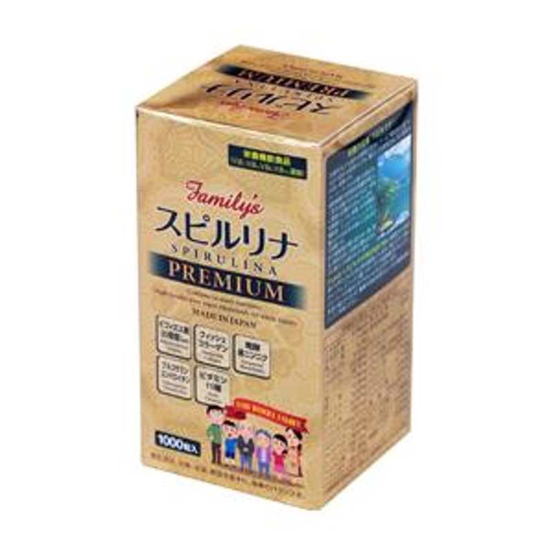 2個入り】Family's SPIRULINA PREMIUM 1000粒×2個 ファミリー