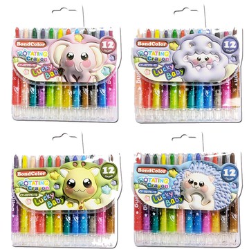 幸運寶貝 旋轉蠟筆 (款式隨機出貨)