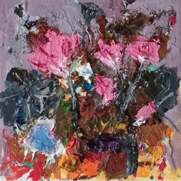 印象荷影 原創油畫 獨一無二. 立即擁有