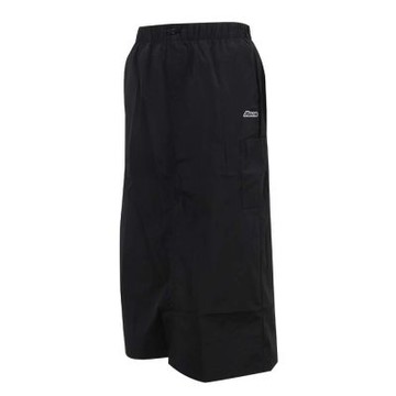 MIZUNO 女平織長裙-九分裙 休閒 美津濃 D2TDC75309 黑白