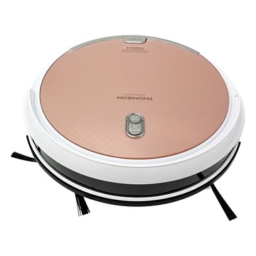 THOMSON 湯姆盛 第三代路徑導航掃地機器人 TM-SAV22DS 內置陀螺儀精準定位 電動滾刷 掃吸拖一機搞定  玫瑰金