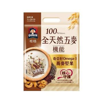 桂格全天然五麥奇亞籽omega-3蕎麥堅果230g
