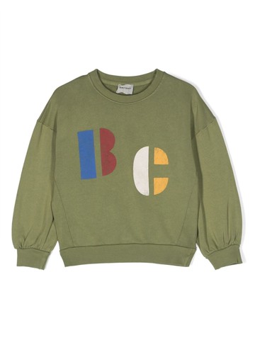 Bobo Choses - logo-print organic-cotton sweatshirt - kids - Organic Cotton - 9 yrs - Green
