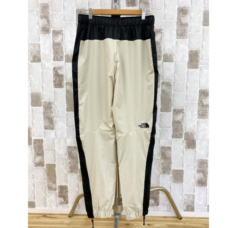 ベージュカラーブロックナイロンジョガーパンツ M GALAHM PANT