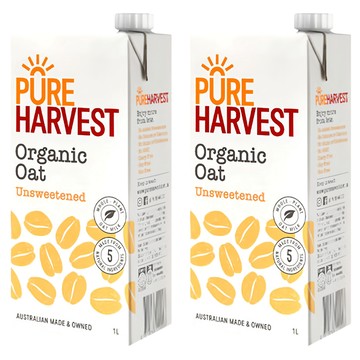 PURE HARVEST 囍瑞 澳洲有機燕麥奶  1L  2瓶