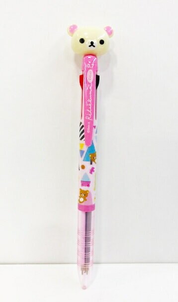 【震撼精品百貨】Rilakkuma San-X 拉拉熊懶懶熊 多C筆/多色筆-造型三色-妹妹 震撼日式精品百貨