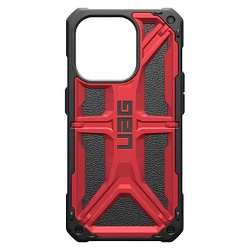 UAG iPhone 15 Pro 頂級版耐衝擊保護殼 軍規防摔認證 皮革質感 精準開孔設計  iPhone 6.1 Pro (2023)  紅金