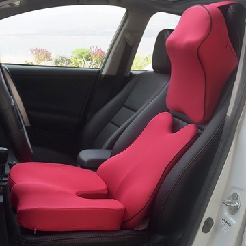 斜面坐墊 汽車增高坐墊單個屁屁墊記憶棉加厚駕駛單座辦公椅子通用夏季涼墊【MJ4592】