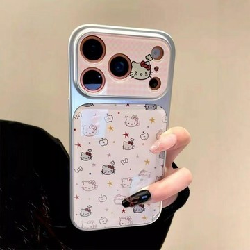 凱蒂貓適用蘋果17AIR/16PROMAX手機殼15PLUS大視窗14iPhone13套