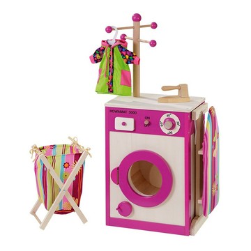 每天都要香香的。木製玩具洗衣機
