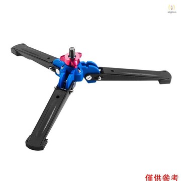 三腿數碼單反相機攝影迷你三腳架獨腳架獨腳架底座支架支架,帶 3/8" 螺絲,適用於三腳架流體球頭 T1V