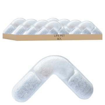 LIFE Pet 透明不鏽鋼飲水器濾心 FT400-1 Set  1盒