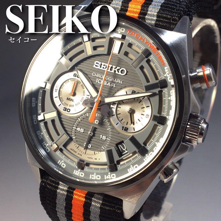 セイコー 定価4万円 SEIKO 海外モデル メンズウォッチ ソーラー 男性用 ...