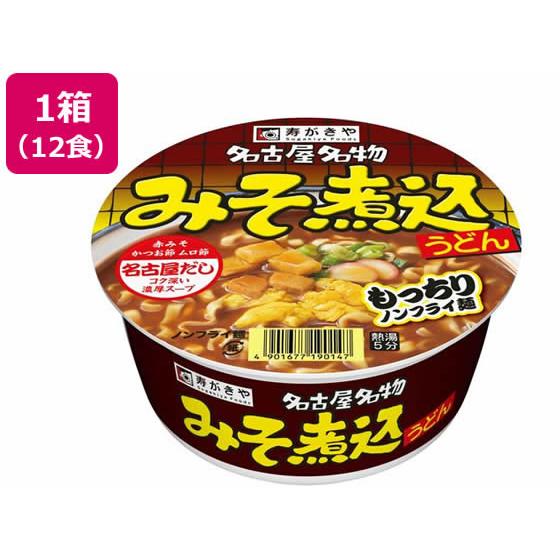 寿がきや カップみそ煮込うどん 106g×12個