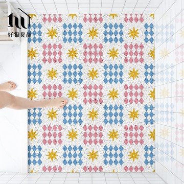 【好物良品】《星光童話》大尺寸絲圈浴室防滑墊｜快速排水不積水 可DIY裁切 陽台浴室通用止滑墊