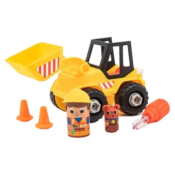 Educational Insights EI 天才工程師 推土機套裝，附螺絲刀  1組  11.9 x 21.1 x 13cm