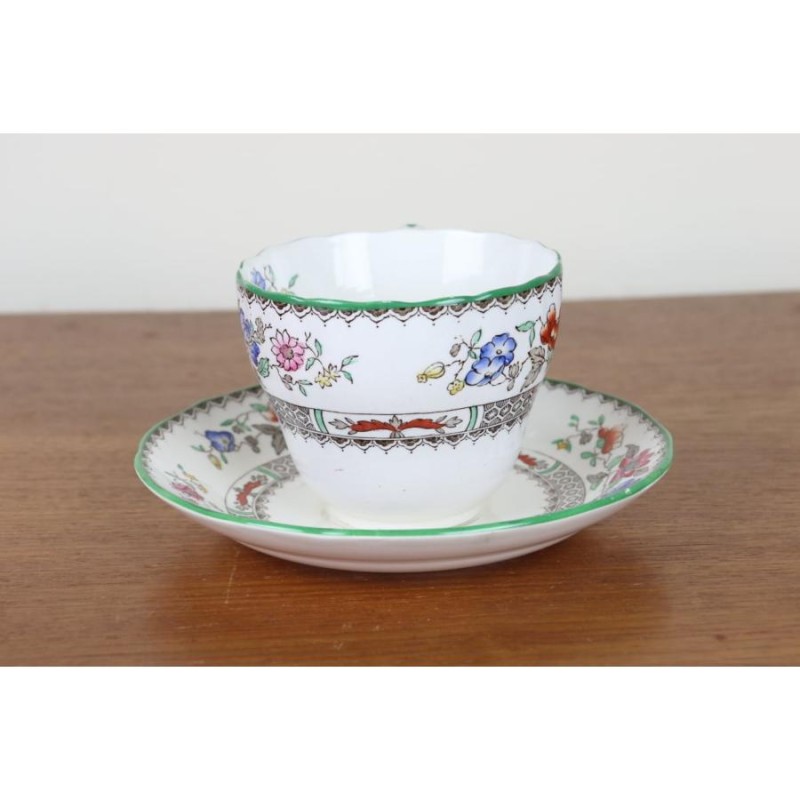 コープランド・スポード チャイニーズローズ カップ＆ソーサー デュオ イギリス SPODE アンティーク 陶磁器 つ336 | LINEブランドカタログ