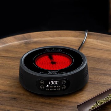 2024新款悅龍門電陶爐小型迷你家用煮茶器燒水壺專用電磁爐光波爐