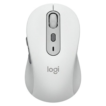 logitech 羅技 多工靜音無線滑鼠 61.8 x 37.8 x 107.19mm 101.2g  M750  珍珠白