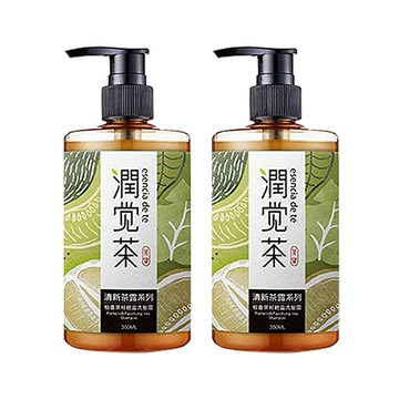 茶寶Teapower茶寶 潤覺茶/柚香輕盈茶籽洗髮露/350ml/2瓶組