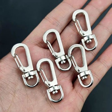 【48時熱賣】金屬鑰匙扣狗釦萬向扣龍蝦扣飾品箱包DIY五金配件掛鉤扣證件掛鉤