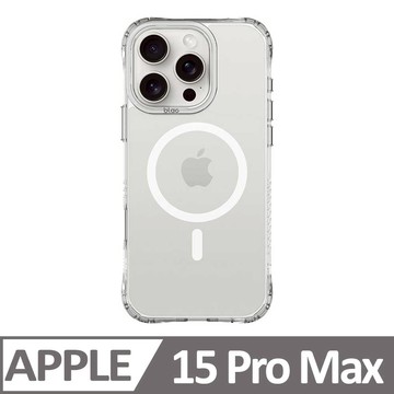 iPhone 15 Pro Max 6.7吋 BLAC Glacier冰川抗黃防摔MagSafe iPhone手機殼