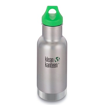 美國Klean Kanteen幼童經典保溫瓶355ml-原鋼色