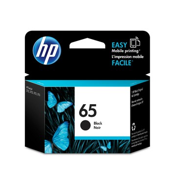 【領卷現折+APP下單最高10%回饋】HP 65 原廠黑色墨水匣 ( N9K02AA / N9K02A ) ( 適用: 適用: HP DeskJet 3720/3721 )