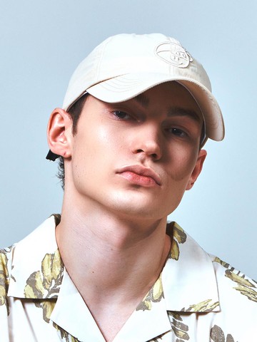 BIG SIZE ETER STRAP CAP [LIGHT BEIGE]
