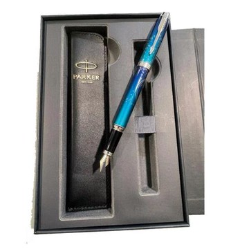 PARKER 派克 新IM 深海探索 真皮筆套禮盒組